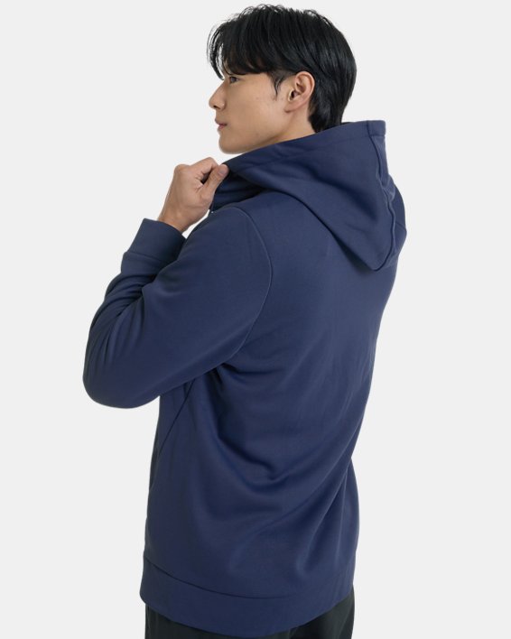 Men's Armour Fleece® Full-Zip Hoodie in Blue image number 6